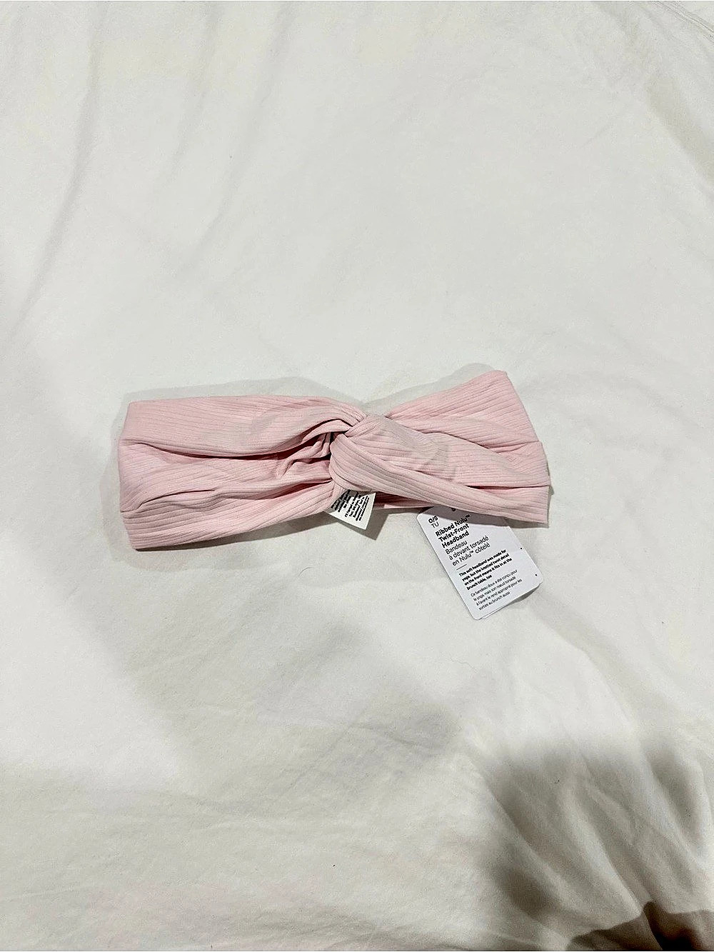 lululemon Ribbed Nulu Headband Ribbed Pink Headband NWT